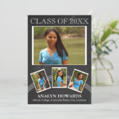 Afstuderen Keepomwille 4 Photo Chalkboard Kaart (Staand voorkant)