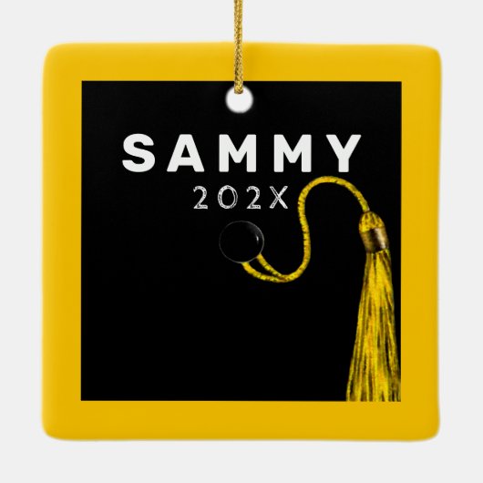 Afstuderen Keepomwille Cadeft Keramisch Ornament (Achterkant)