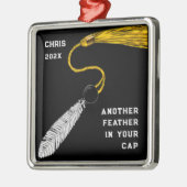 Afstuderen Keepomwille Cadeft Metalen Ornament (Links)