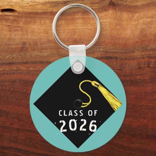 Afstuderen Keepomwille Cadeft Sleutelhanger (Voorkant)