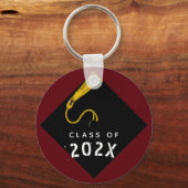 Afstuderen Keepomwille Cadeft Sleutelhanger (Voorkant)