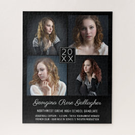 Afstuderen Keepomwille Modern Photo Collage Classy Legpuzzel