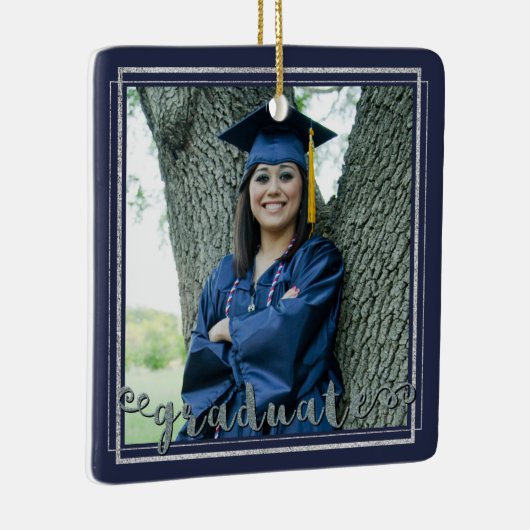 Afstuderen Keepomwille (verwisselbare achtergrondk Keramisch Ornament (Rechts)