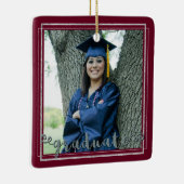 Afstuderen Keepomwille (verwisselbare achtergrondk Keramisch Ornament (Rechts)