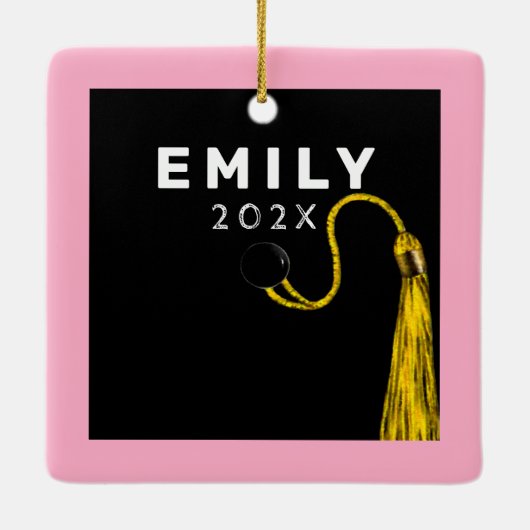 Afstuderen Keepsake 2025 Keramisch Ornament (Achterkant)