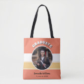 Afstuderen KeepSake Aangepaste foto's Gefeliciteer Tote Bag (Voorkant)