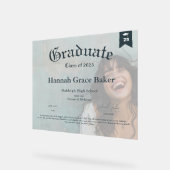 Afstuderen Keepsake Diploma Acryl Bord (Hoek)