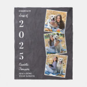 Afstuderen Keepsake Fotocollage Fleece Deken (Voorkant)