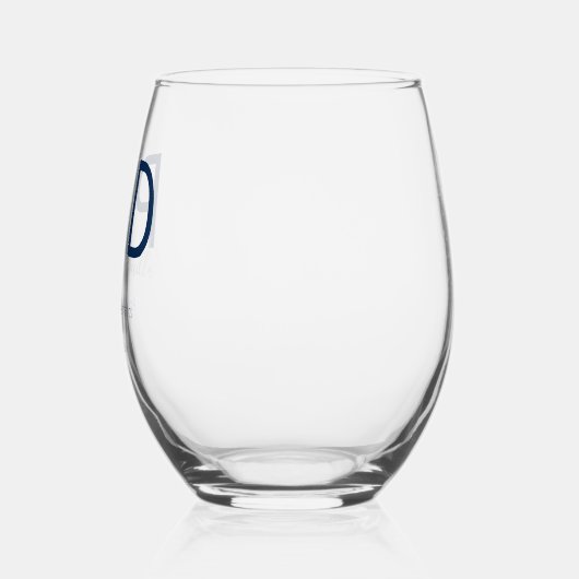 Afstuderen Keepsake naam PhD Afstuderen Wijnglas Zonder Voet (Links)