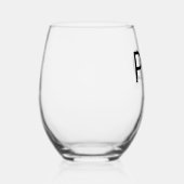 Afstuderen Keepsake naam PhD Afstuderen Wijnglas Zonder Voet (Rechts)