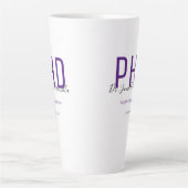 Afstuderen Kepomwille Paarse Name Degree PhD Latte Mok (Voorkant)