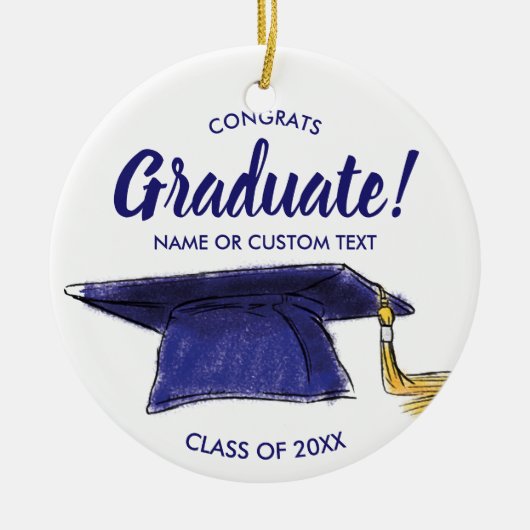 Afstuderen kerstboomklasse Ornament 20XX (Voorkant)