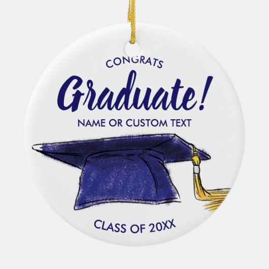 Afstuderen kerstboomklasse Ornament 20XX (Achterkant)