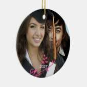 Afstuderen kerstversieringen keramisch ornament (Rechts)