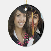 Afstuderen kerstversieringen keramisch ornament (Links)