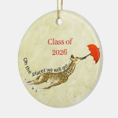 Afstuderen kerstversieringen keramisch ornament (Links)