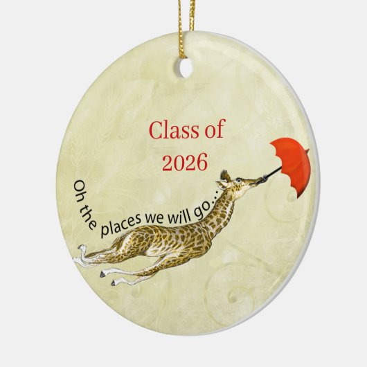 Afstuderen kerstversieringen keramisch ornament (Links)