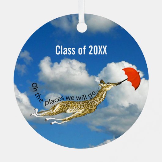 Afstuderen kerstversieringen metalen ornament (Achterkant)