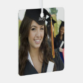 Afstuderen kerstversieringen metalen ornament (Voorkant Rechts)