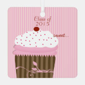 Afstuderen kerstversieringen metalen ornament (Achterkant)