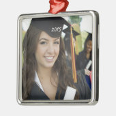 Afstuderen kerstversieringen metalen ornament (Links)