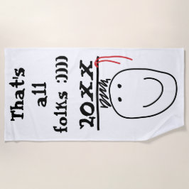 Afstuderen keukenhanddoek strandlaken