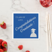 Afstuderen kiezen uw schoolkleuren servet (Insitu)