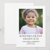 Afstuderen Kindergarten Aankondiging (Voorkant / Achterkant)