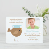 Afstuderen Kindergarten Kaart (Staand voorkant)