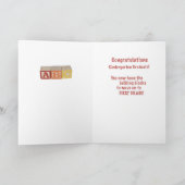 Afstuderen Kindergarten Kaart (Binnen)