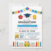 Afstuderen Kindergarten Kaart (Voorkant)