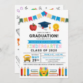 Afstuderen Kindergarten Kaart (Voorkant / Achterkant)