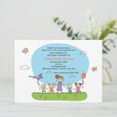 Afstuderen Kindergarten Kaart (Staand voorkant)