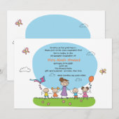 Afstuderen Kindergarten Kaart (Voorkant / Achterkant)