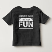 Afstuderen Kindergarten Kinder Shirts (Voorkant)