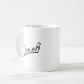 Afstuderen Klaar Minimalistisch Design Koffiemok (Voorkant links)