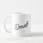 Afstuderen Klaar Minimalistisch Design Koffiemok (Links)