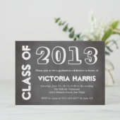 Afstuderen klaslokaalbord leerlingenstijlvol kaart (Staand voorkant)