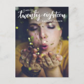 Afstuderen klasse 2018 | De datum-foto opslaan Briefkaart (Voorkant)