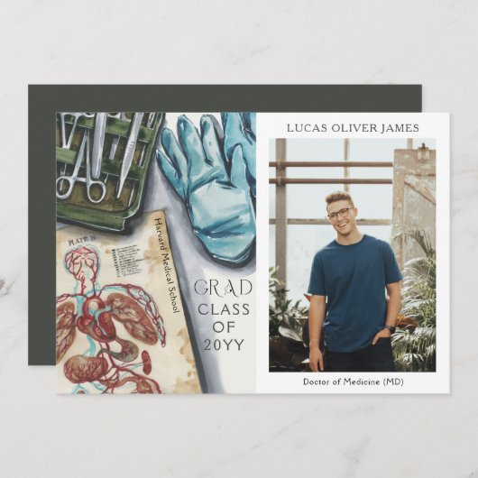 Afstuderen klasse 2022 Doctor in de geneeskunde (Voorkant / Achterkant)