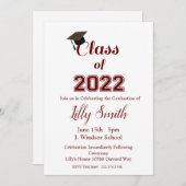 Afstuderen, klasse 2022 kaart (Voorkant / Achterkant)