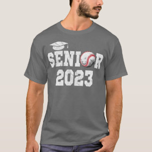 Afstuderen Klasse 2023 Senior Baseball Player Grad T-shirt