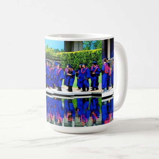 Afstuderen Klasse 20XX per water Koffiemok (Voorkant rechts)