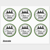 Afstuderen - Klasse 20XX Ronde Sticker (Vel)