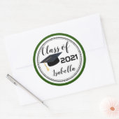 Afstuderen - Klasse 20XX Ronde Sticker (Envelop)