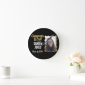 Afstuderen Klasse Gepersonaliseerde Naam Jaar Zwar Ronde Klok (Huis)