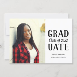 Afstuderen Klasse Gestapeld Modern Type Aankondiging