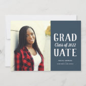 Afstuderen klasse Gestapelde moderne marine Aankondiging (Voorkant)