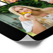 Afstuderen Klasse Jaar 32 Foto Collage Uw Kleur Poster (Hoek)