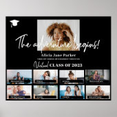 Afstuderen klasse jaar aangepaste foto poster (Voorkant)